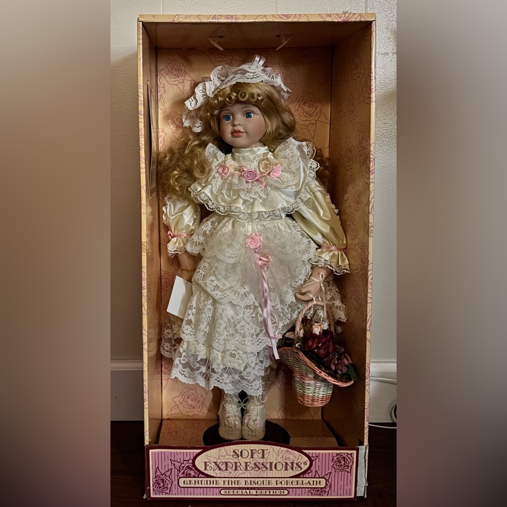 Collectable Soft Expressions Special Edition 30” Katherine Porcelain Doll